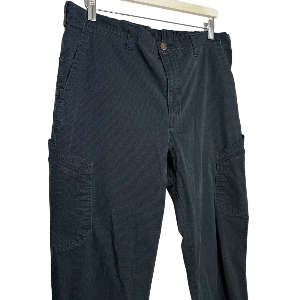 Womens Black Cargo Pants - Classic Utility Style - Picture 2 of 5